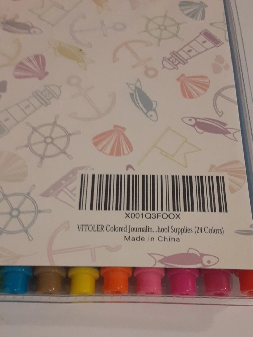 Vitoler 24-Color Fineliner Pen Set - Assorted Colors